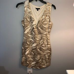 Gold Sequin Dress